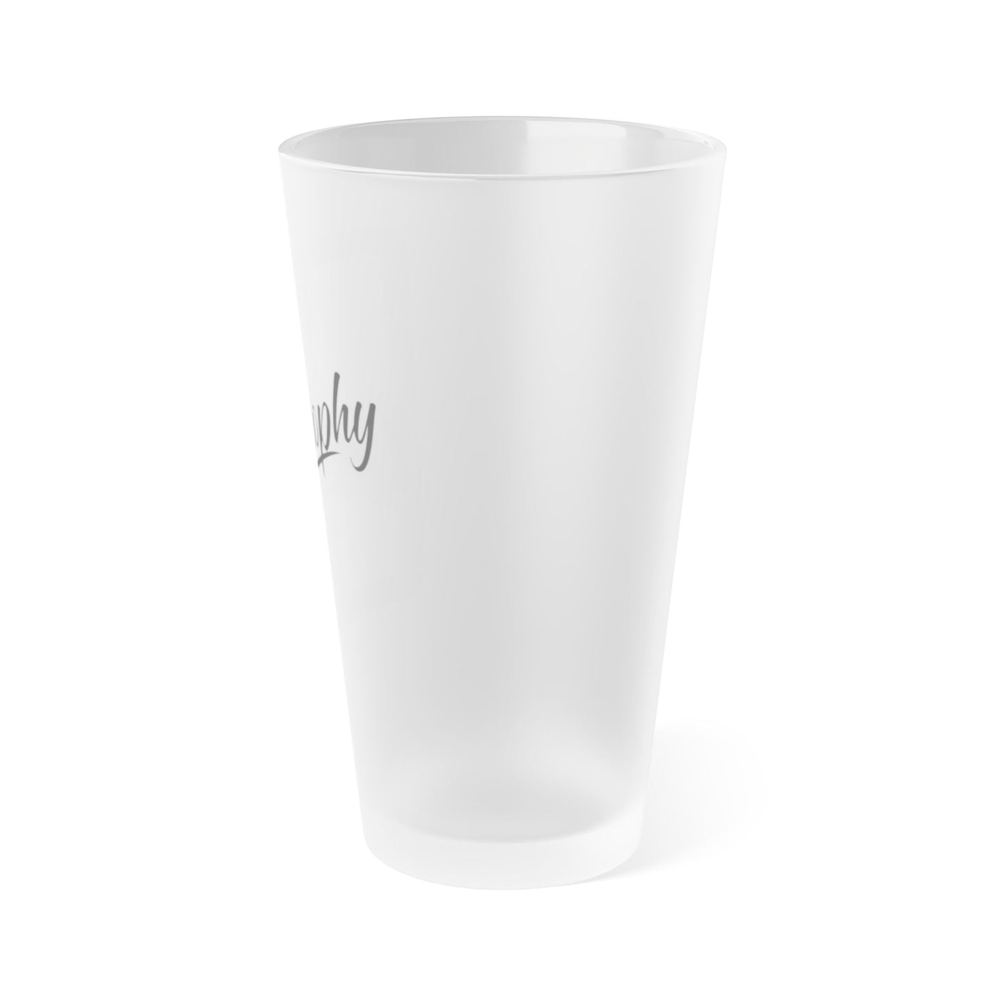 Frosted Pint Glass, 16oz