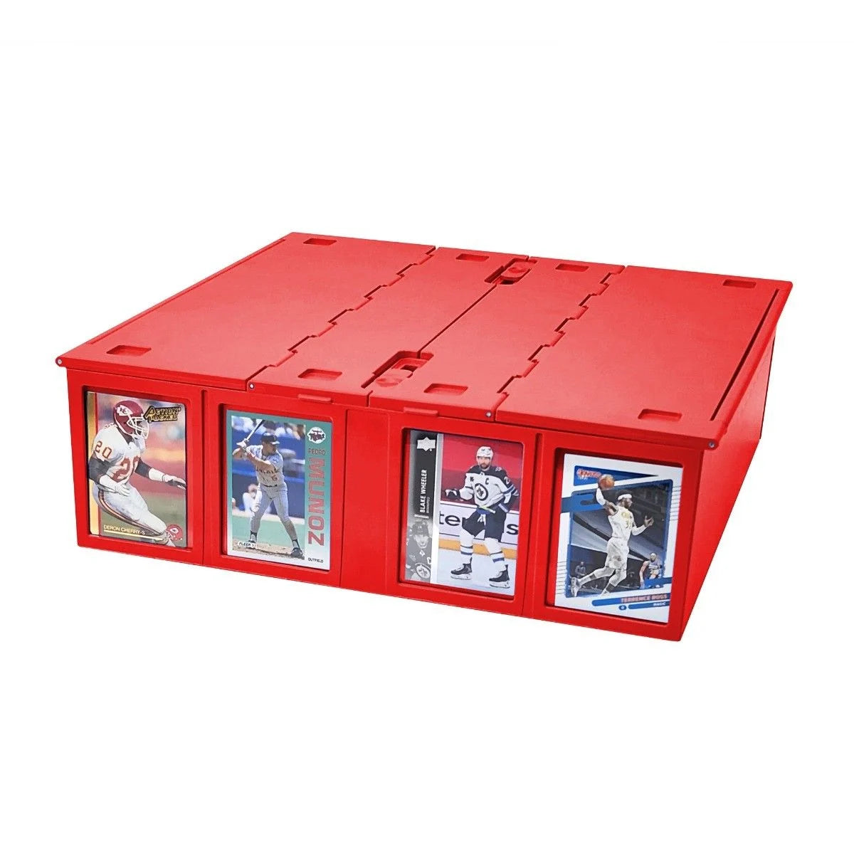 BCW - 3200 Count Card Bin - Red